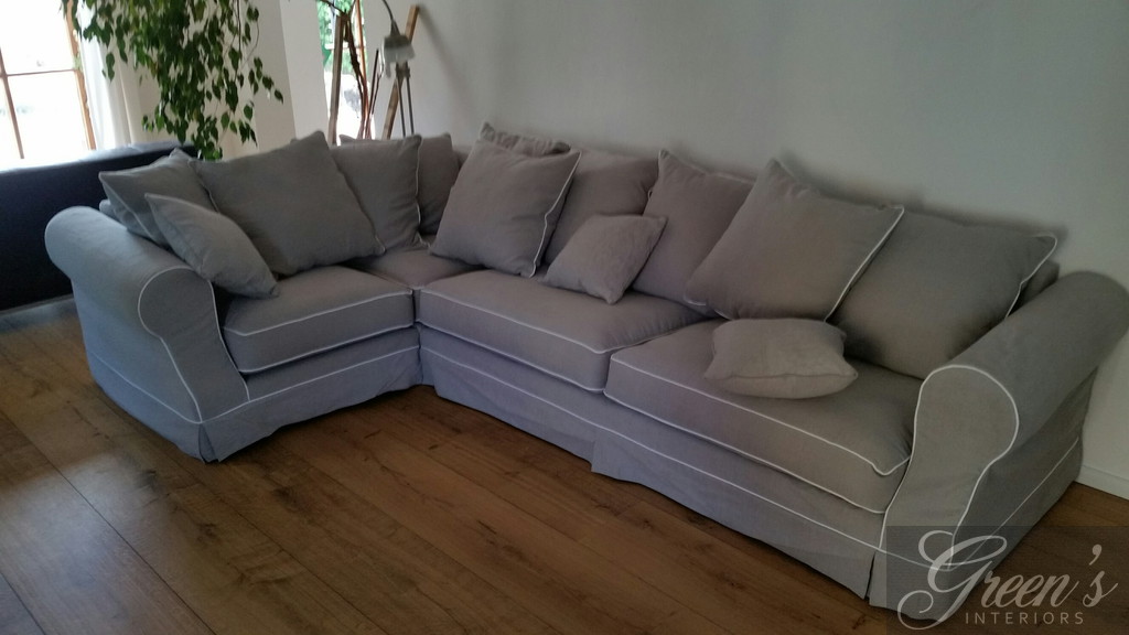 Hussensofa, Ecksofa Elena, 1-Ecke-2,5 sitzer