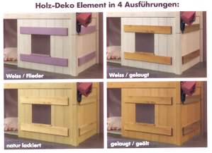 Holz-Dekoelement