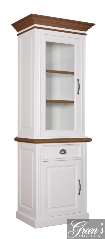 Bild von Vitrine Valentina mit Eichen Top (Val.100.C-oak.101)