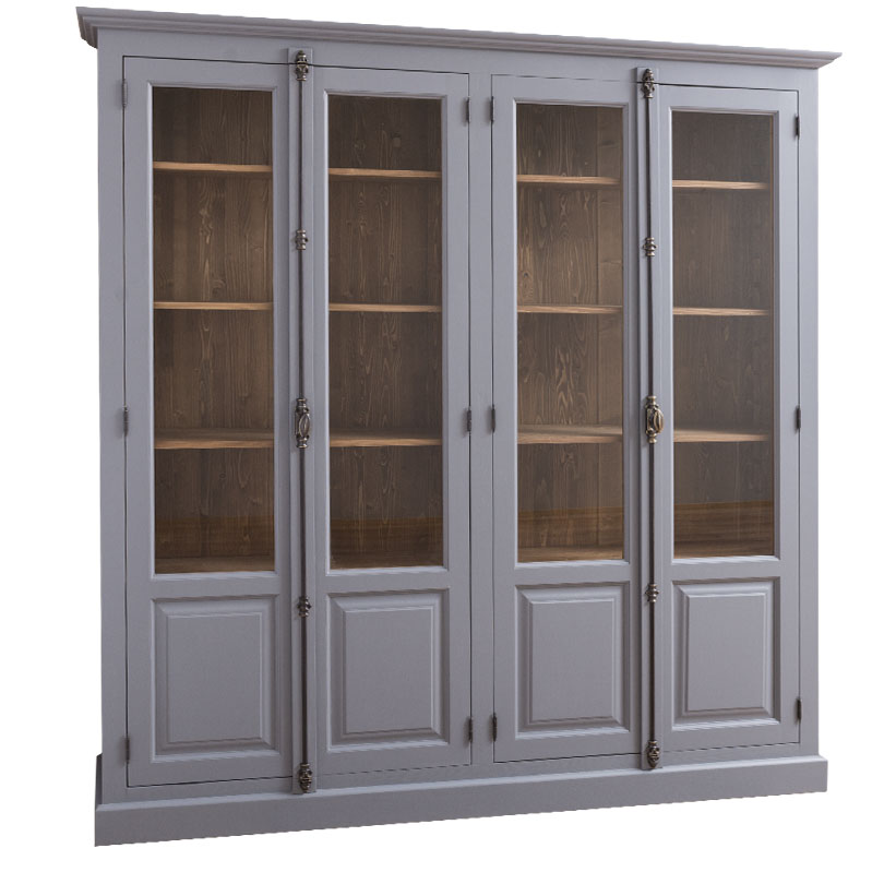 Bild von Vitrinenschrank Amelia Fichte Massiv (PS406)