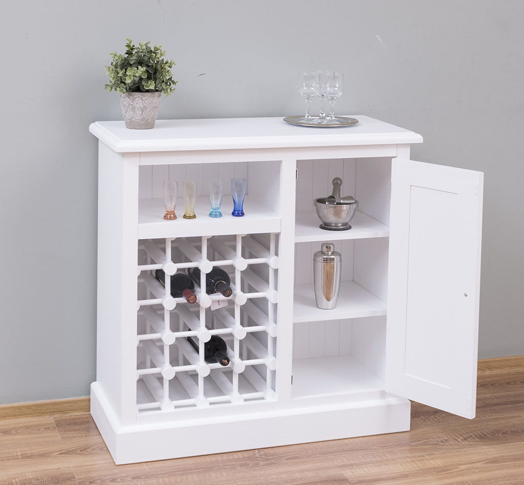 Bild von Wein-Schrank Amelia Fichte Massiv (PS579)