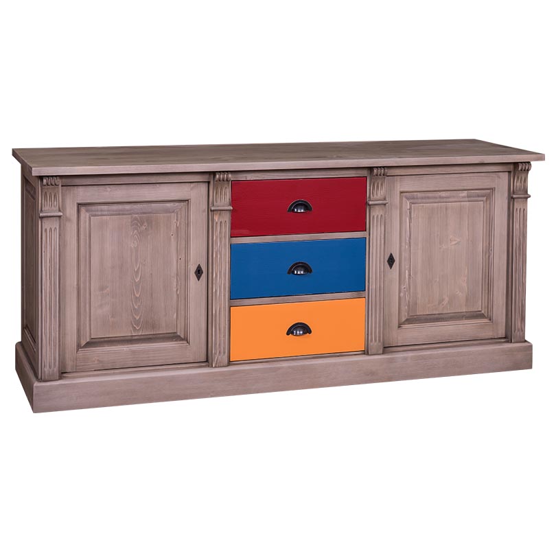 Bild von Anrichte Sideboard Amelia Fichte Massiv (PS56)