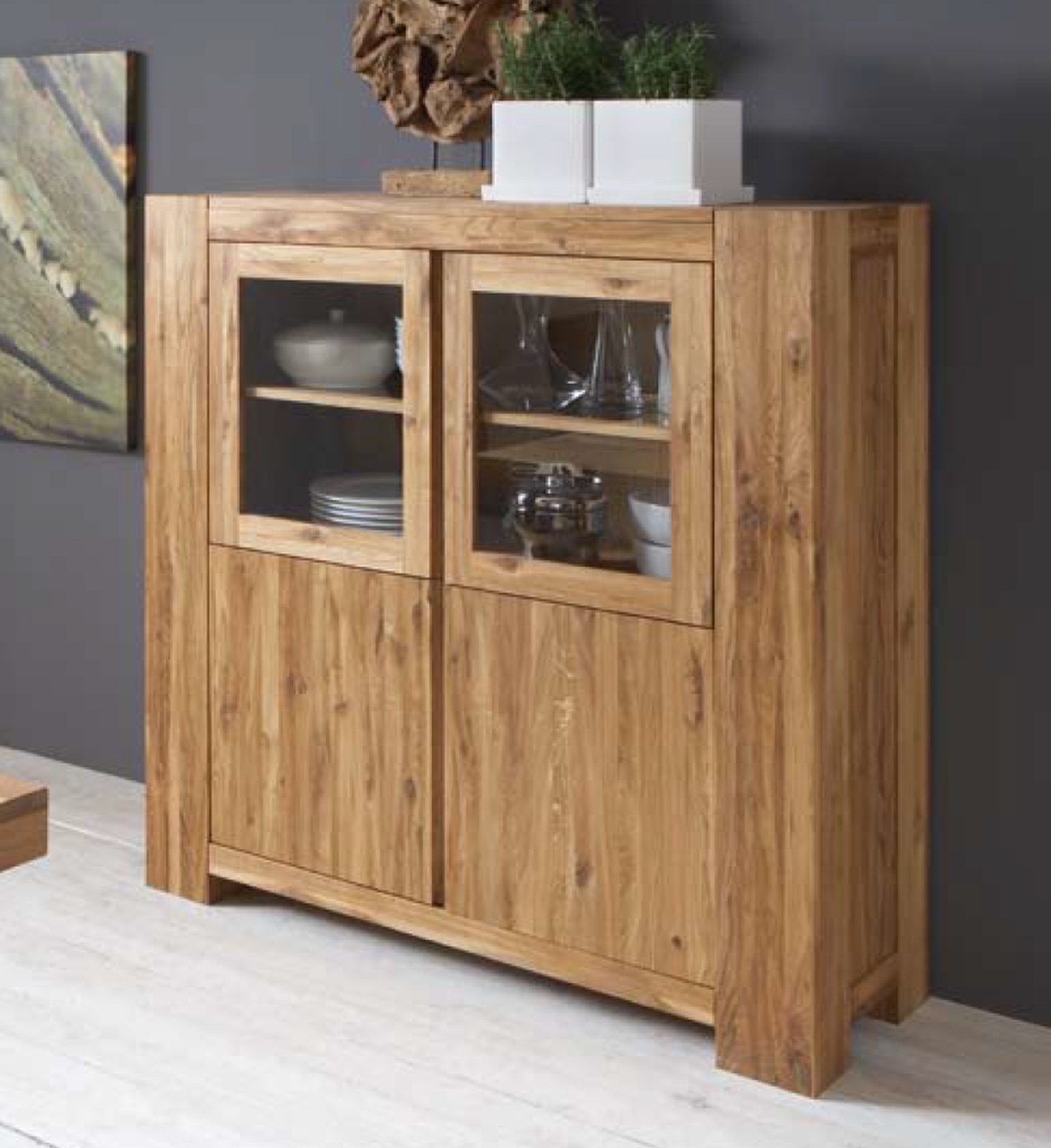 Bild von Atlanta, Highboard, Wildeiche geölt (3)