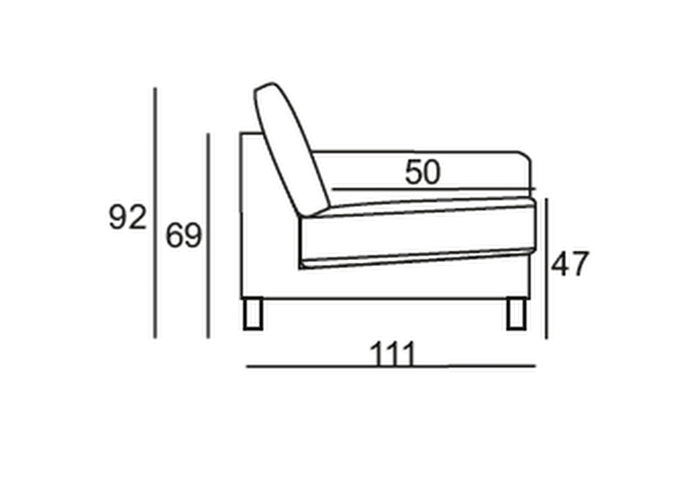 Maße Sofa Natalia